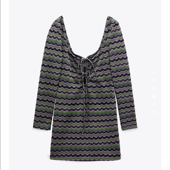 Zara cut out purple mini dress xl - Picture 4 of 4